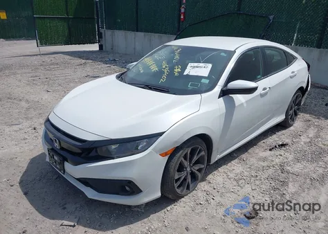 2019 Honda Civic Sport из США, поврежденный, VIN 2HGFC2F87KH533487
